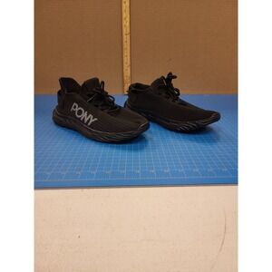 Pony Sneakers Mens Size 10.5 Black Athletic Running Shoes Casual Comfort Style